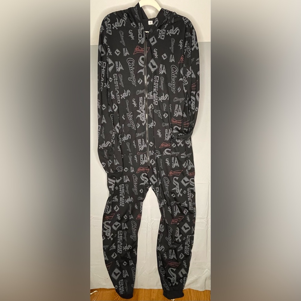 Black Budweiser MLB Chicago White Sox Logo Onesie